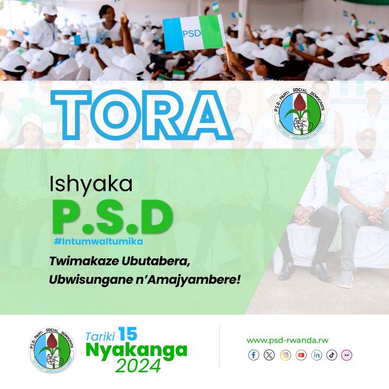 GAHUNDA N’INGAMBA BY’ISHYAKA P.S.D. MURI MANDA YA  2024-2029